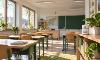 Radon v šoli, vrtcu ali pisarni: načrt meritev po prostorih in preverjanje sanacije