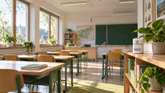 Radon in a School, Kindergarten or Office: Room-by-Room Measurement and Remediation Checks