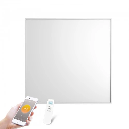 Infraboost IR panel s 350W z vgrajenim WiFi termostatom (605×605mm, IP54) Infraboost IR panel s 350W z vgrajenim WiFi termostatom (605×605mm, IP54)