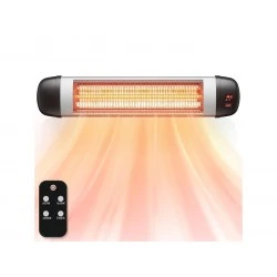 BOOST iR25 infrared wall heater 2500W with remote control and timer