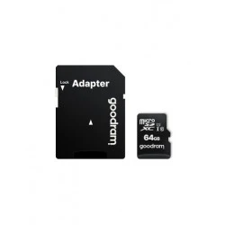 GoodRam 64GB UHS-I Goodram microSD spominska kartica z adapterjem GoodRam 64GB UHS-I Goodram microSD spominska kartica z adapterjem