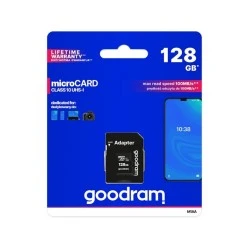 Goodram microSD 128GB Memory Card with Adapter UHS-I Goodram microSD 128GB Memory Card with Adapter UHS-I
