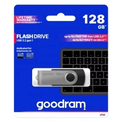 Flash disk USB 3.2 Gen 1 UTS3 128 GB črn USB ključ