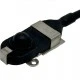 Crouzet 83123 microswitch repair kit with heat shrink tubing and wire connectors Durable foot control microswitch repair assembly with heat shrink and connectors