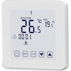 Infraboost IB5-8 – WiFi Programmable Touch Thermostat Infraboost IB5-8 – WiFi Programmable Touch Thermostat