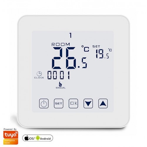 Infraboost IB5-8 – WiFi Programmable Touch Thermostat
