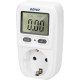 ORNO OR-WAT-419 GS LCD Schuko merilnik porabe 16A ORNO OR-WAT-419 GS vtični Schuko merilnik porabe elektrike z LCD zaslonom