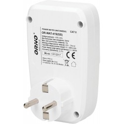 ORNO OR-WAT-419(GS) vtični merilnik porabe električne energije z LCD zaslonom – Schuko 16A ORNO OR-WAT-419(GS) vtični merilnik porabe električne energije z LCD zaslonom – Schuko 16A