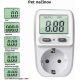 ORNO OR-WAT-419 GS LCD Schuko merilnik porabe 16A ORNO OR-WAT-419 GS vtični Schuko merilnik porabe elektrike z LCD zaslonom