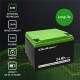 Qoltec 53036 12V 24Ah black VRLA AGM battery with T12 M5 terminals