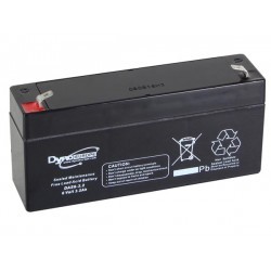 6V - 3.2Ah svinčen akumulator AGM - Pb cca.134x34x60mm