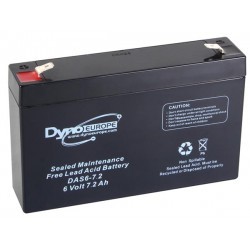 6V - 7Ah svinčen akumulator AGM - Pb cca. 151x34x94mm