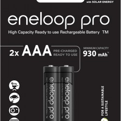 Panasonic eneloop pro BK-4HCDE AAA 930mAh NiMH akumulatorji - 2 kosa