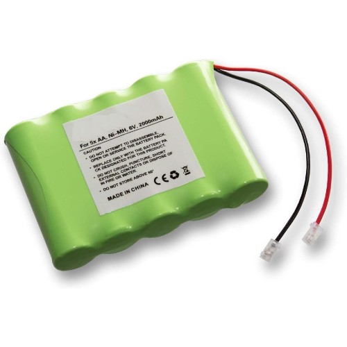 Ni-MH Replacement Battery 6V 2000mAh (5× AA) – for Professional Devices Ni-MH Replacement Battery 6V 2000mAh (5× AA) – for Professional Devices
