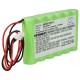 7.2V 1500mAh NiMH Battery for Bentel BW-B72K 7.2V 1500mAh NiMH replacement battery pack for alarm panel