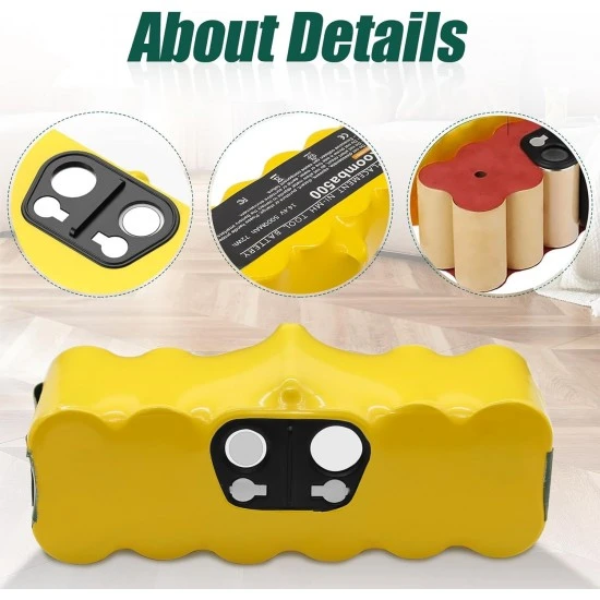 Replacement battery for iRobot Roomba 14.4V 5000mAh
