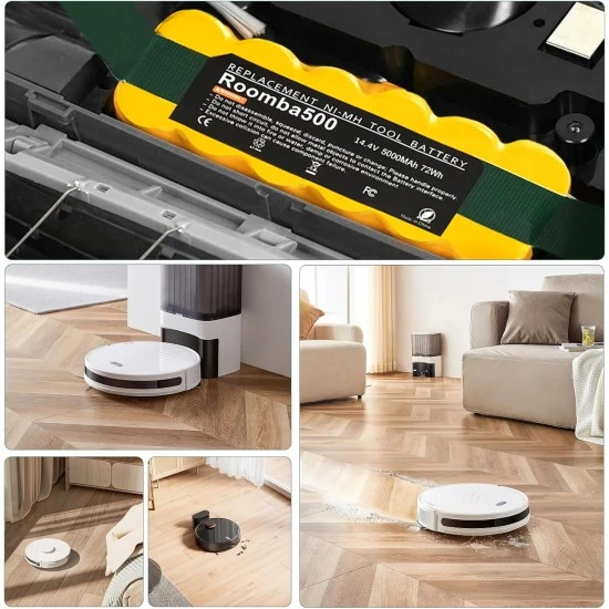 Replacement battery for iRobot Roomba 14.4V 5000mAh