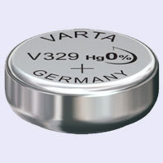Baterija za ure V329, 1.5V debeline=3.1mm, Ø=7.9mm AgO