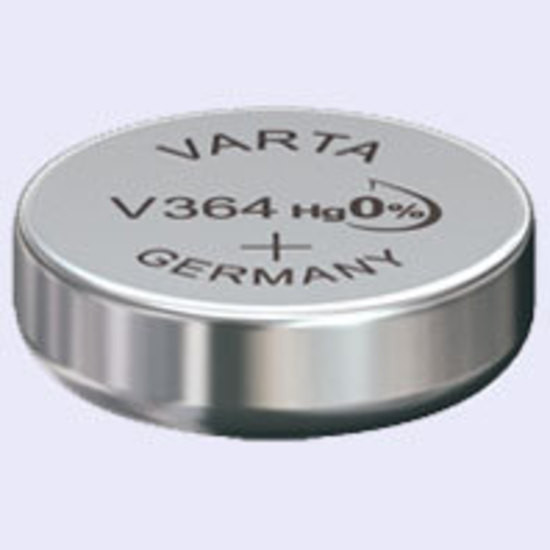 Baterija za ure V364, SR60 / SR621SW 1.5V debeline=2.15mm, Ø=6.8mm AgO