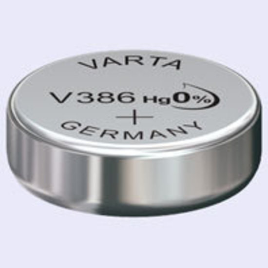 Baterija za ure V386, SR43, 1.5V debeline=4.2mm, Ø=11.6mm AgO