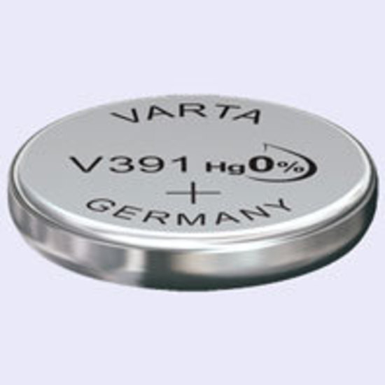 Baterija za ure V391, SR55, 1.5V debeline=2.1mm, Ø=11.6mm AgO