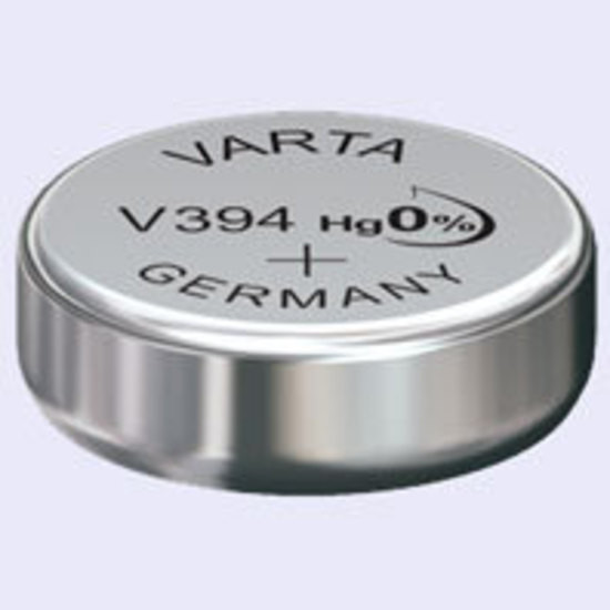 Baterija za ure V394, SR396, 1.5V debeline=3.6mm, Ø=9.5mm AgO