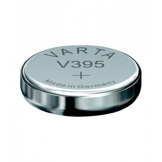 Baterija za ure V395, SR57, 1.5V debeline=2.7mm, Ø=9.5mm AgO