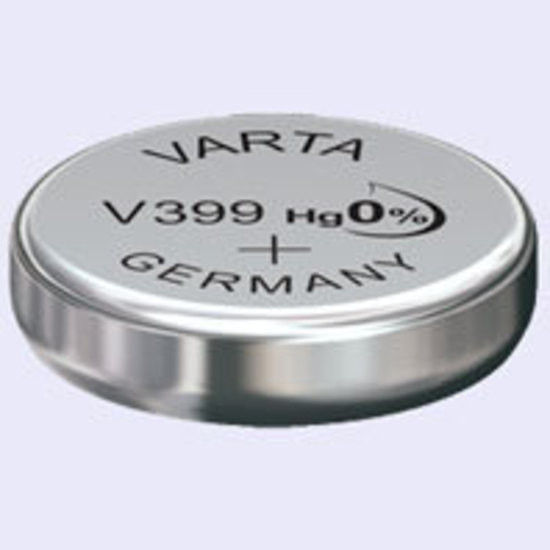 Baterija za ure V399, SR57, 1.5V debeline=2.7mm, Ø=9.5mm AgO
