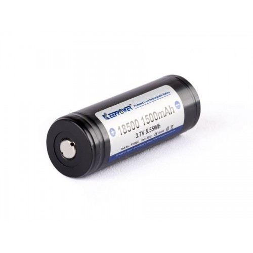 Keeppower P18500R 18500 3.7V 1500mAh zaščitena Li-ion polnilna baterija
