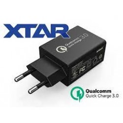 XTAR QC3WA USB charger QC 3.0, 18 W adapter polnilnik XTAR QC3WA USB charger QC 3.0, 18 W adapter polnilnik