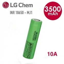 18650 LG INR18650MJ1 3500mAh LI-ION baterija 10A 18650 LG INR18650MJ1 3500mAh LI-ION baterija 10A