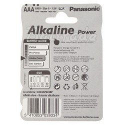 Panasonic Alkaline Power LR03 / AAA (blister 4kom) alkalna baterija Panasonic Alkaline Power LR03 / AAA (blister 4kom) alkalna baterija