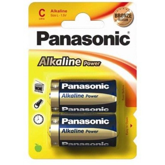 Panasonic Alkaline Power LR14 / C (blister 2kom) alkalni bateriji Panasonic Alkaline Power LR14 / C (blister 2kom) alkalni bateriji