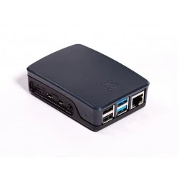   Raspberry Pi 4 SC0230 Model B Official Case, Plastic, Black/Grey