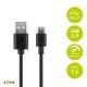 GOOBAY 45735 podatkovni in polnilni kabel, USB-A -> USB-C, 1.0 m, črn