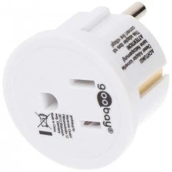 Goobay potovalni adapter ZDA/Japonska na EU (bela barva) 45351