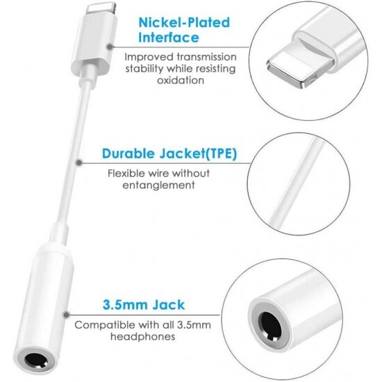 Apple adapter za slušalke Lightning na 3.5 jack