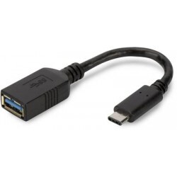 USB-C to USB-A Adapter Cable 0.15 m (USB 3.0 / 3.2 Gen 1) Digitus AK-300315-001-S