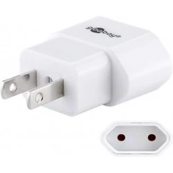 Omrežni adapter za ZDA / Japonsko vtičnico Euro bel Goobay 45344