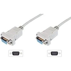 DIGITUS Null-Modem RS-232 Cable DB9 Female to Female 1.8 m DIGITUS Null-Modem RS-232 Cable DB9 Female to Female 1.8 m
