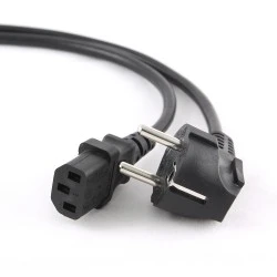 Gembird PC-186-VDE Mains Power Cable 1.8 m Black