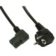 Angled IEC C13 power cable for PC Akyga AK-PC-02A angled power cable 1.5 m black