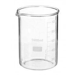 1000 ml (1 L) Graduated Laboratory Beaker – Tall Form, Borosilicate Glass 3.3 1000 ml (1 L) Graduated Laboratory Beaker – Tall Form, Borosilicate Glass 3.3