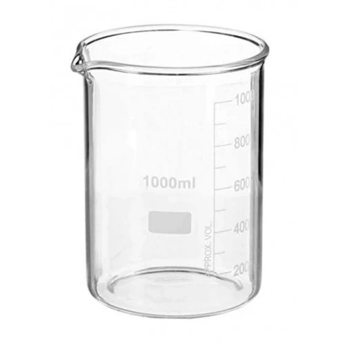 1000 ml (1 L) Graduated Laboratory Beaker – Tall Form, Borosilicate Glass 3.3 1000 ml (1 L) Graduated Laboratory Beaker – Tall Form, Borosilicate Glass 3.3