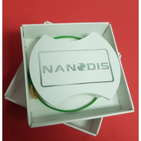 Universal electrode holder on 250 ml laboratory beaker Universal electrode holder with 8 mm electrodes installed