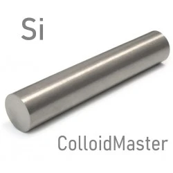 Si - electrode (1 piece) 8 mm made of silicon for Colloidmaster CM2000
