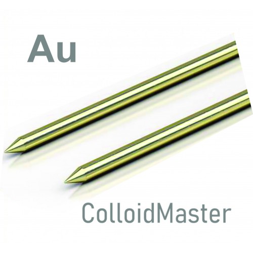 Gold Electrode Pair for CM2000 – Au 99.99% (2 mm Plug) Gold Electrode Pair for CM2000 – Au 99.99% (2 mm Plug)