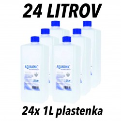 24 litrov deionizirane vode Aquaionic po 1 liter - za proizvodnjo koloidnega srebra