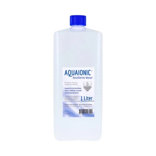 Deionized Water 1 Liter – Aquaionic – For Colloidal Silver Production Deionized Water 1 Liter – Aquaionic – For Colloidal Silver Production