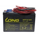 12V 7Ah AGM rechargeable battery with 5m cable and connector  + 24.90 € 